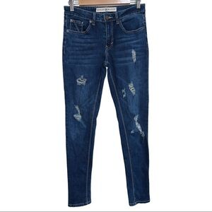 ASHLEY MASON SKINNY STRETCH DISTRESSED WOMEN’S‎ DENIM JEANS SIZE 5